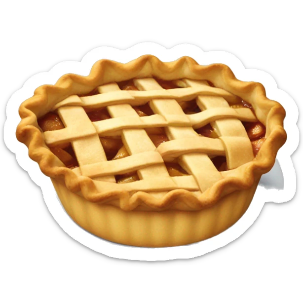 apple pie sticker