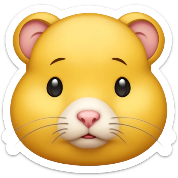 I want a mad emojj that’s also sad saying I want a hamster no it has to be a yellow normal emoji with a text saying I want a hamster sticker