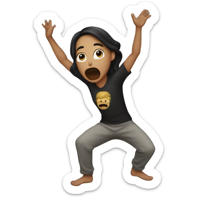 me doing the seuhmateuhmawahauwha dance in the middle of someone farting sticker