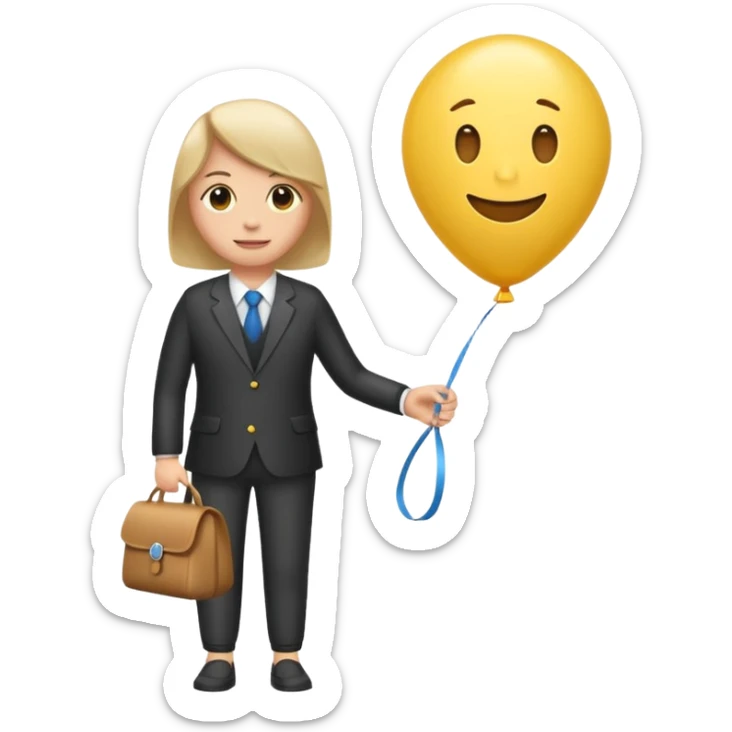 maak een emoji met een persoon in eht midden, een tekstbalon met een vinkje en een teksbalon met een kruis sticker