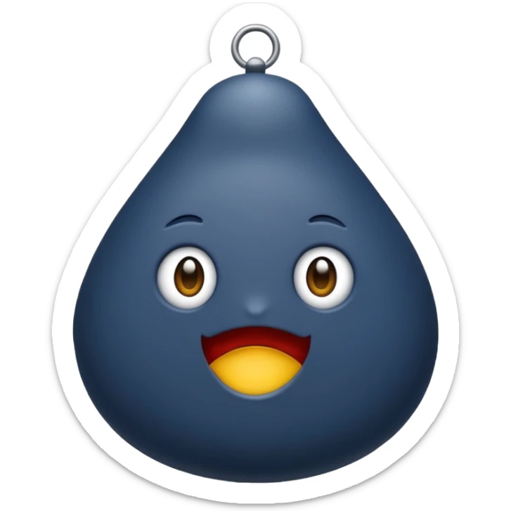 Potrzebuje emotki gołębia granatowego z połyskującą szyją sticker