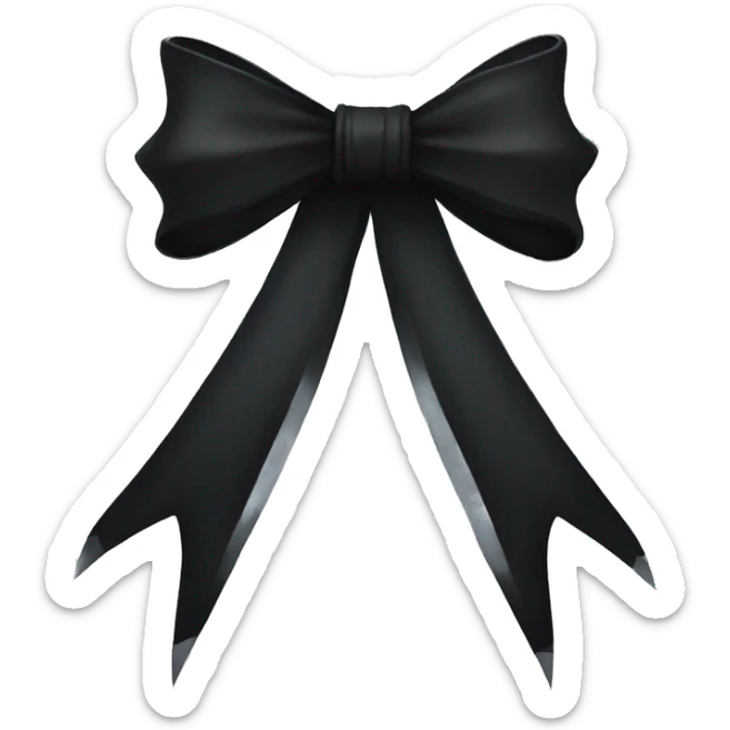 Gothic Bow  sticker