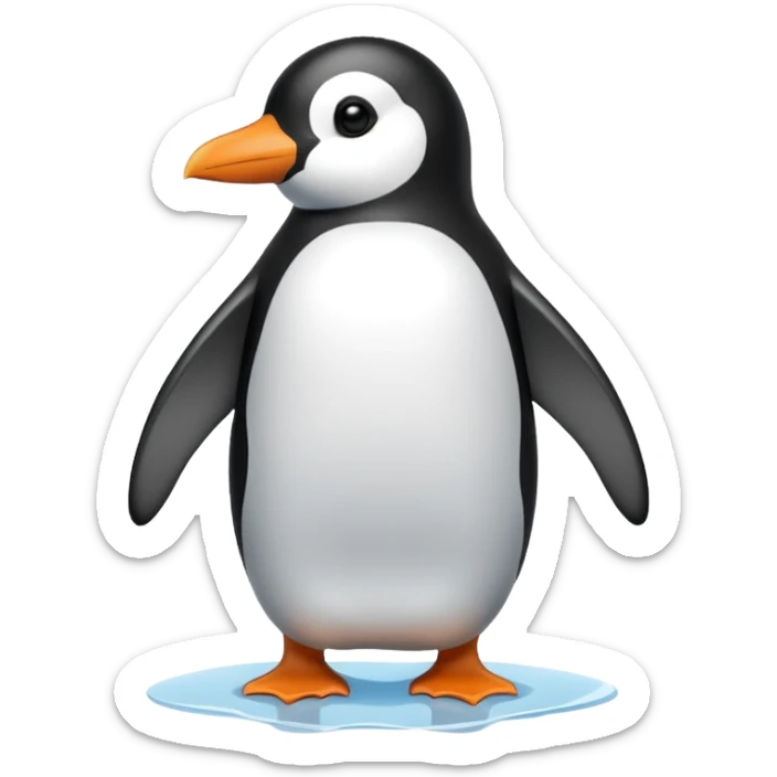 Penguin sticker