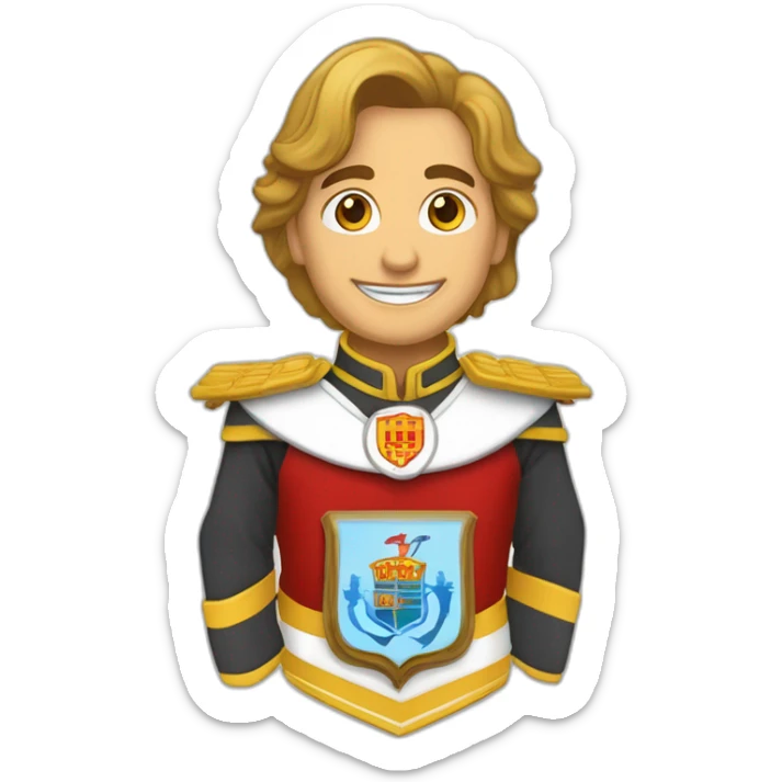 generador de escudo para colegio con nombre de unidad educativa humberto vasquez machicado lll sticker