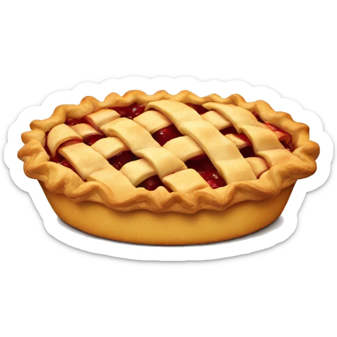 apple pie sticker