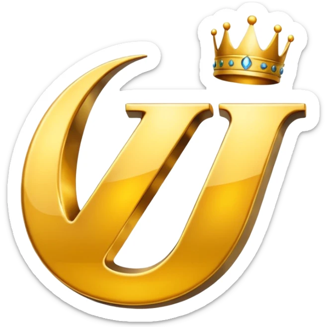 puedes crear un emoji de una corona en fusion con una Z sticker