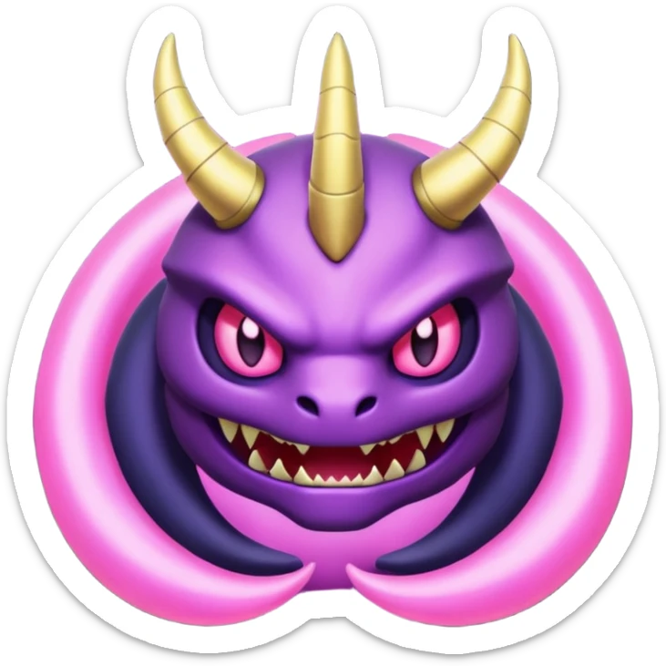 Pokemon legendary purple and pink Giratina sticker