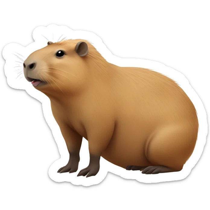 Capybara sticker