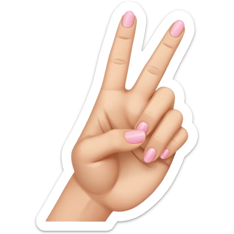 Like the middle finger flipping off emoji but with the pinky finger only (pinky finger flipping off) only the pinky finger sticking up sticker