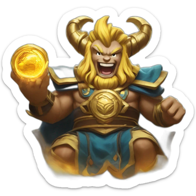 Kameto winning the Worlds of League of Legends sticker