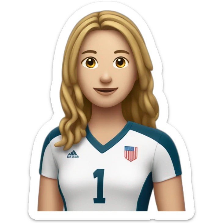 Volleyball Player sticker