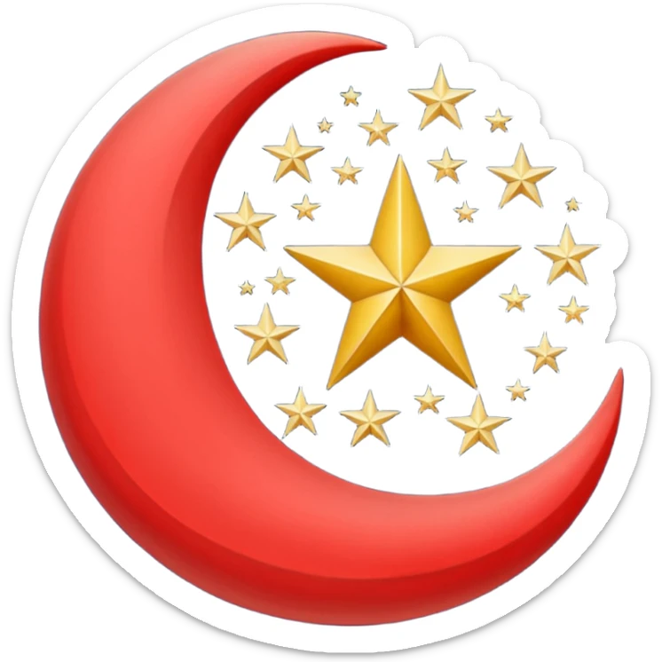 Doğu Türkistan bayrağı sticker