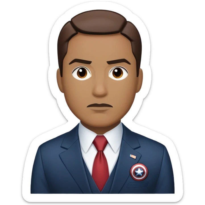 Minister of Defense from captain america: civil war sticker