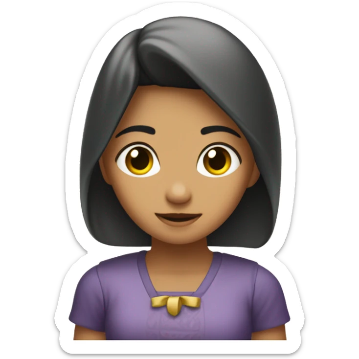 Una niña porrista en una pirámide  de porristas  sticker