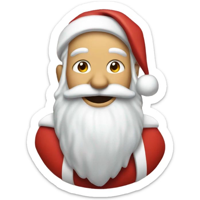 Santa sticker