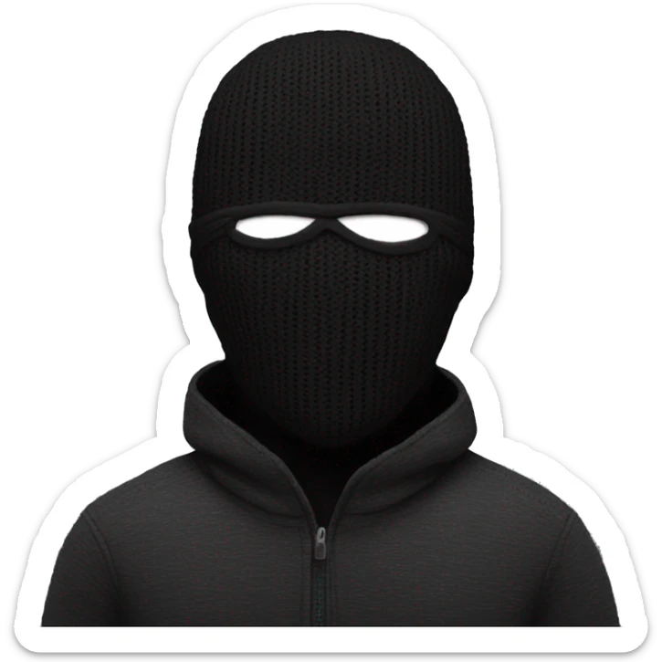 ski mask sticker