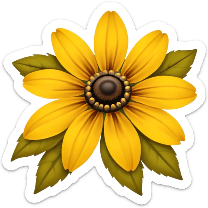 Black eyed susan sticker