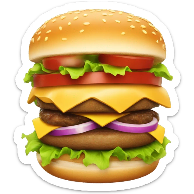 Burger  sticker
