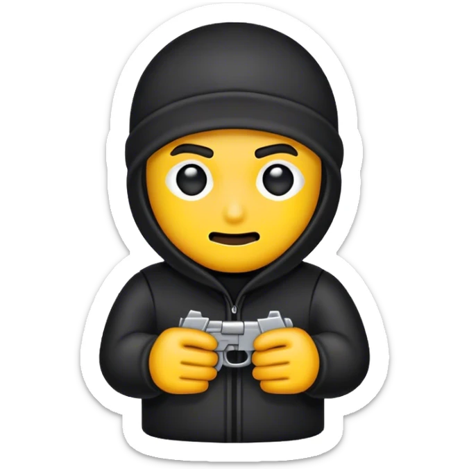 Robber emoji  sticker
