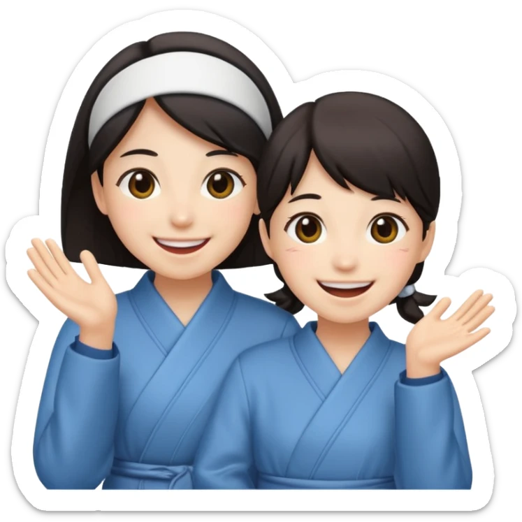 Ich fühle mich heute sehr glücklich,weil meine Schwester aus Japan kommt. sticker