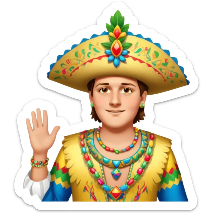 Fiesta Reveler sticker