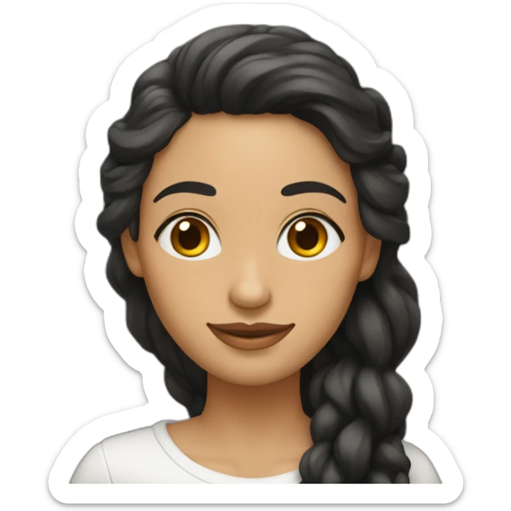 el-abrazo-de-una-mujer-de-raza-negra-y-un-hombre-blanco-sin-pelo-y-con-barba sticker