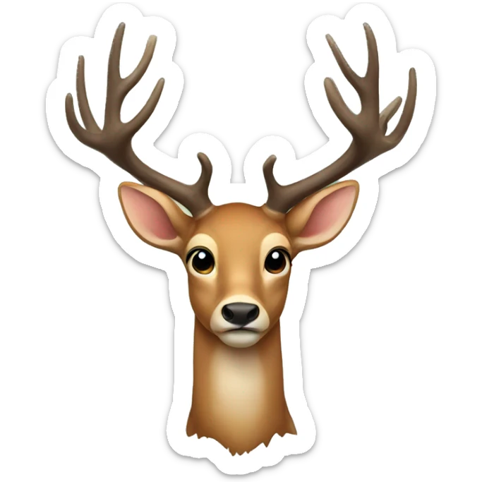 Deer sticker