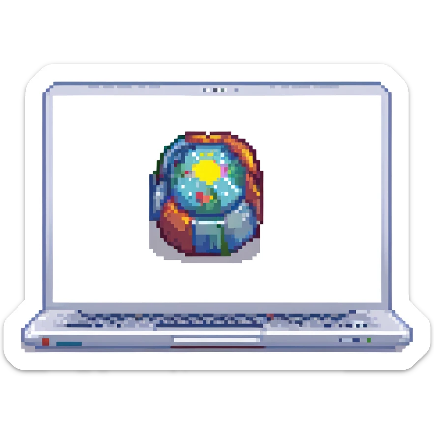 a laptop sticker