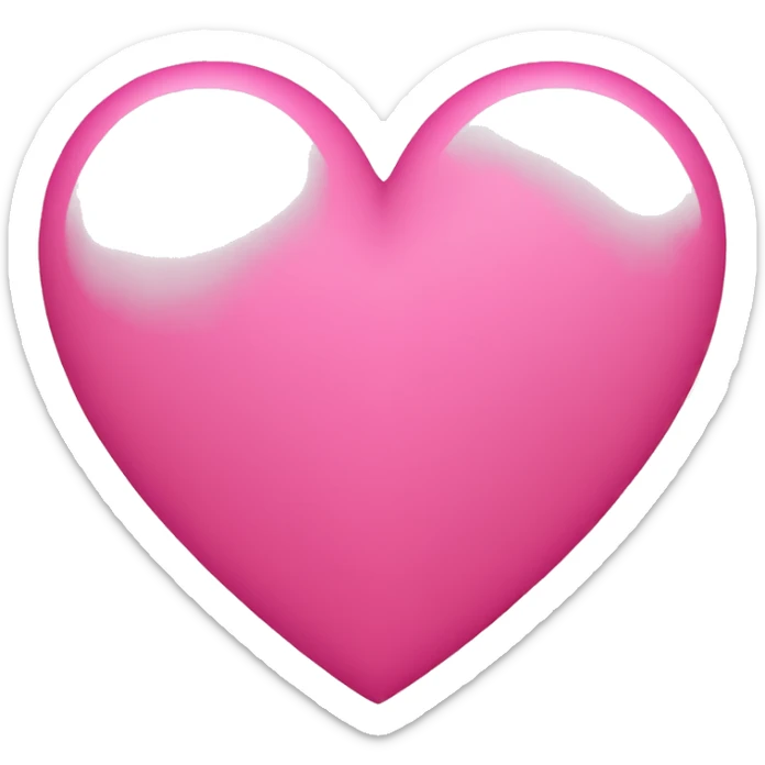 Pink heart  sticker