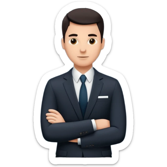 business magazine cover inspired by Forbes, with a strong masculine aesthetic. sticker