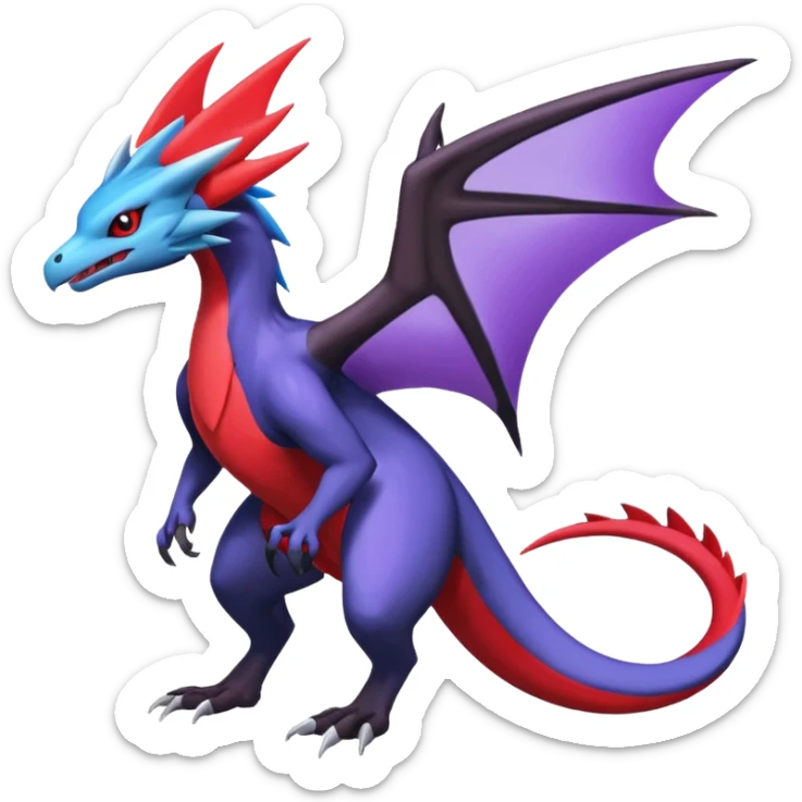Latias-Nargacuga-Noivern-Salandit-Fusion (full body) sticker