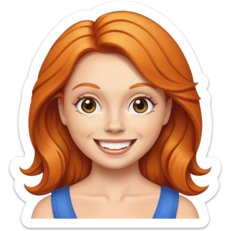 Ginger Spice sticker