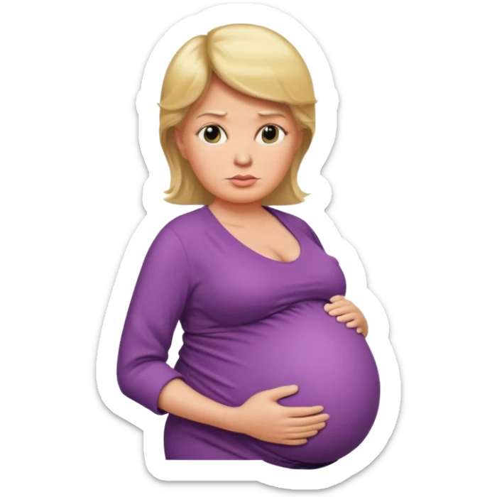 Donald trump pregnant  sticker