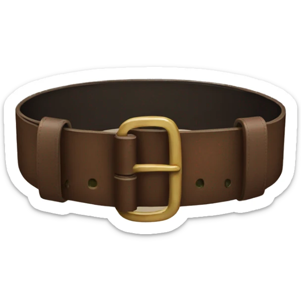 Belt sticker