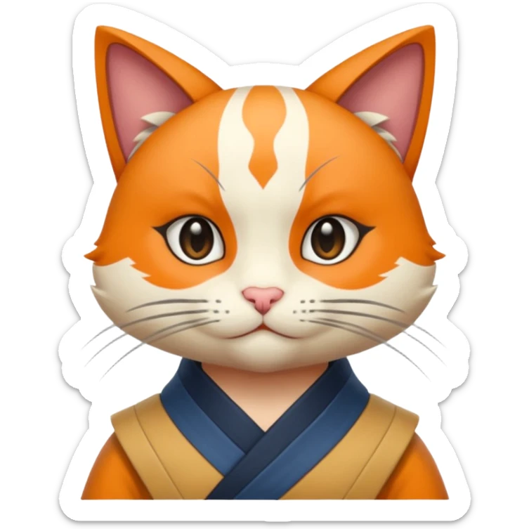 Kunikuzushi-Kabukimono-Scarameow-Scaramouche-Wanderer character  sticker