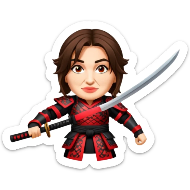 Daring Samurai sticker