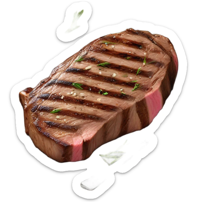 Steak sticker