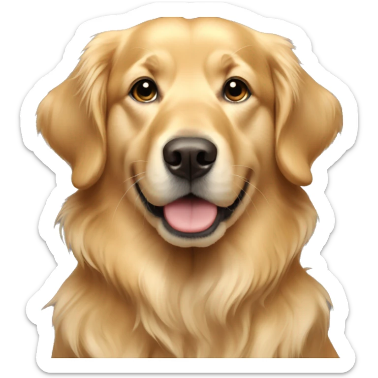 golden retriever  sticker