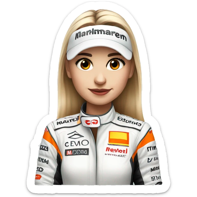 Fan-girl F1 McLaren  sticker