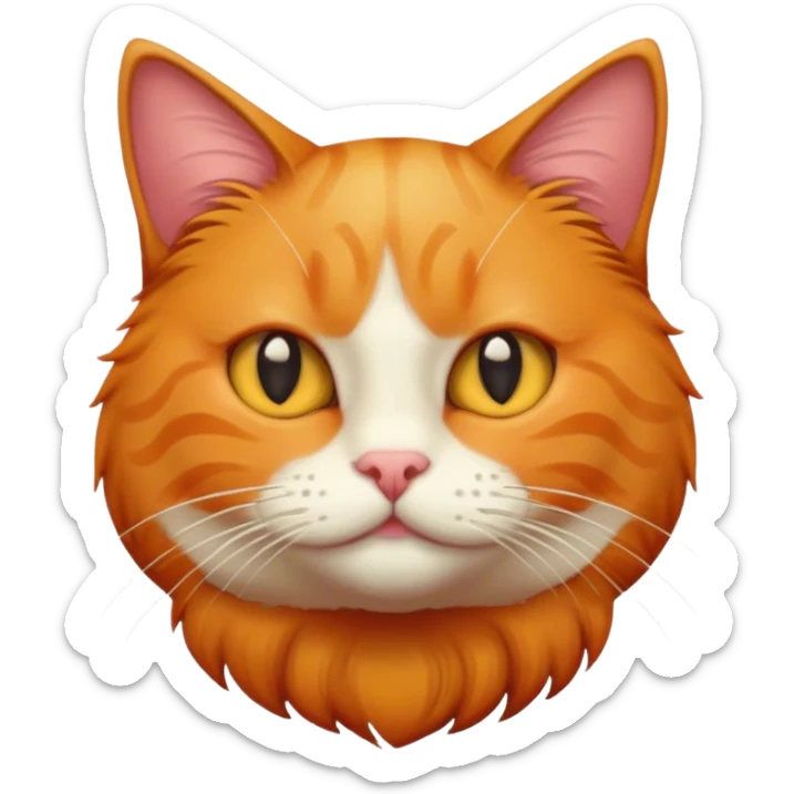 the red cat sticker