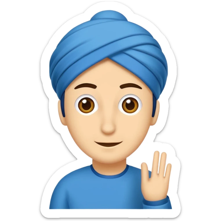 DOĞU TÜRKİSTAN BAYRAĞI (İNSANSIZ) AY VE YILDIZ MAVİ BAYRAK sticker