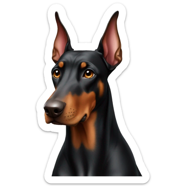 Doberman sticker