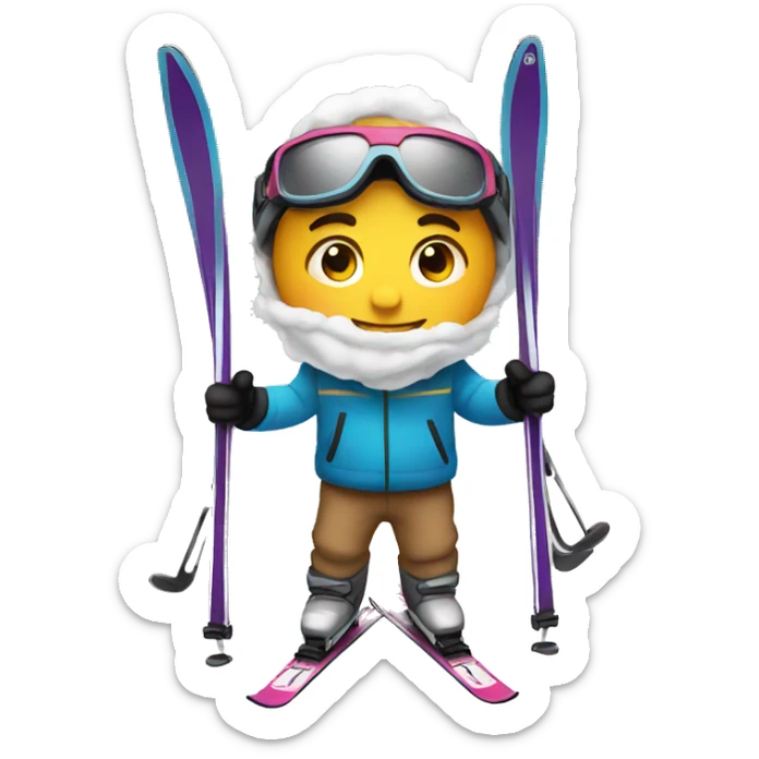 Ski sticker
