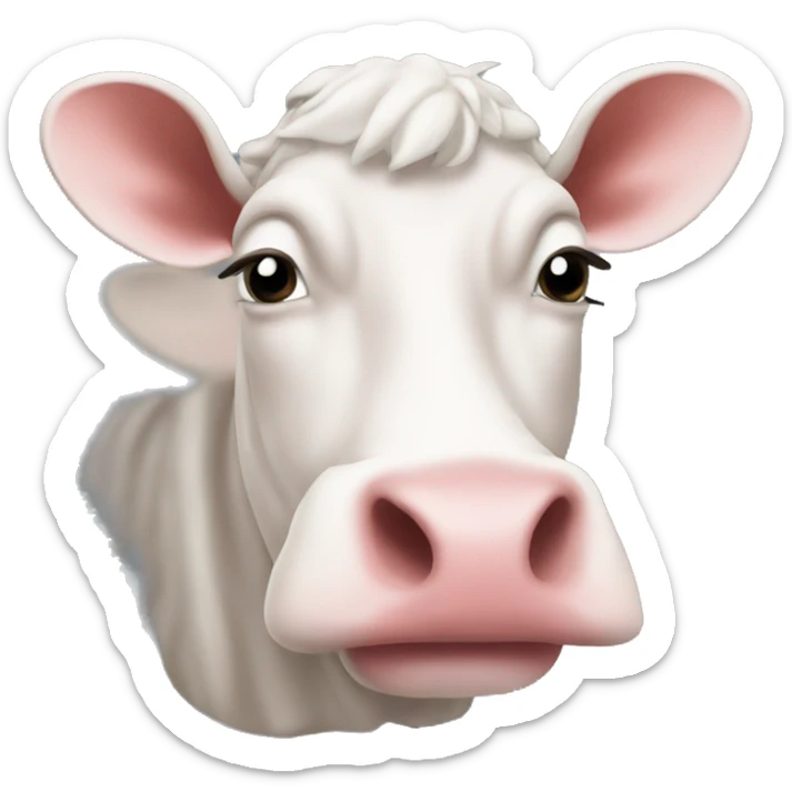 vaca rosa sticker