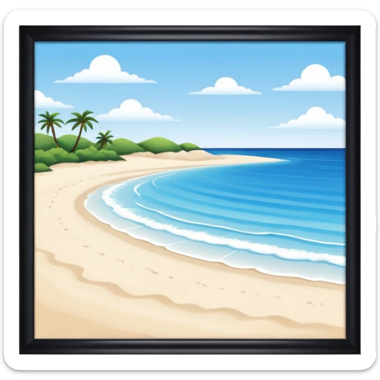 Beach  sticker