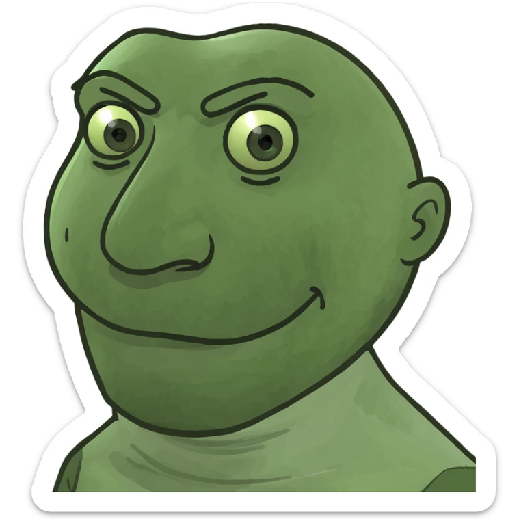 A man taking a golf drive off the tee in the rain wearing wellington boots  sticker