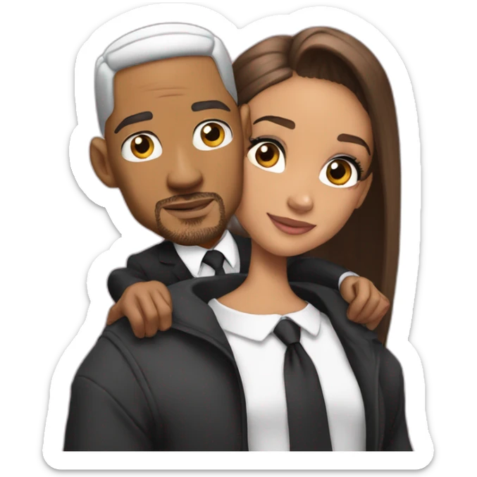 Will smith mix with ariana grande sticker