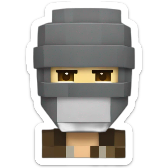 minecraft-ninja sticker