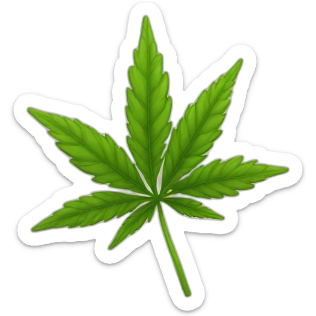 Weed sticker