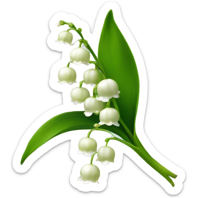 lily of the valley sticker
